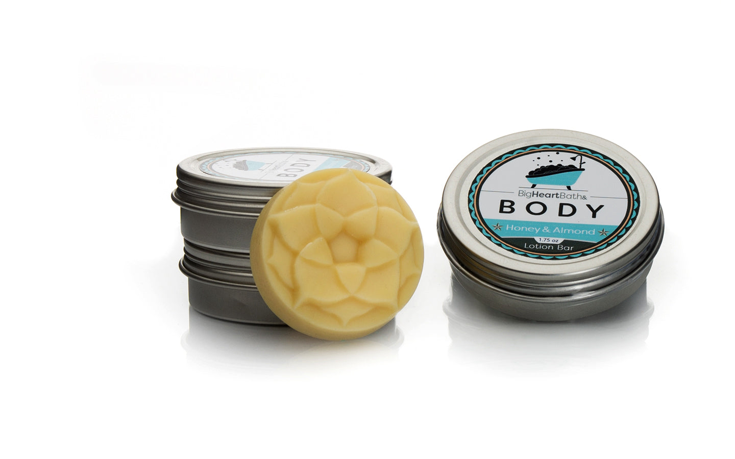 honey almond lotion bar, lotion bar, lotion, moisturizer, cocoa butter, shea butter, essential oils, skin care, natural skin care, hydrating