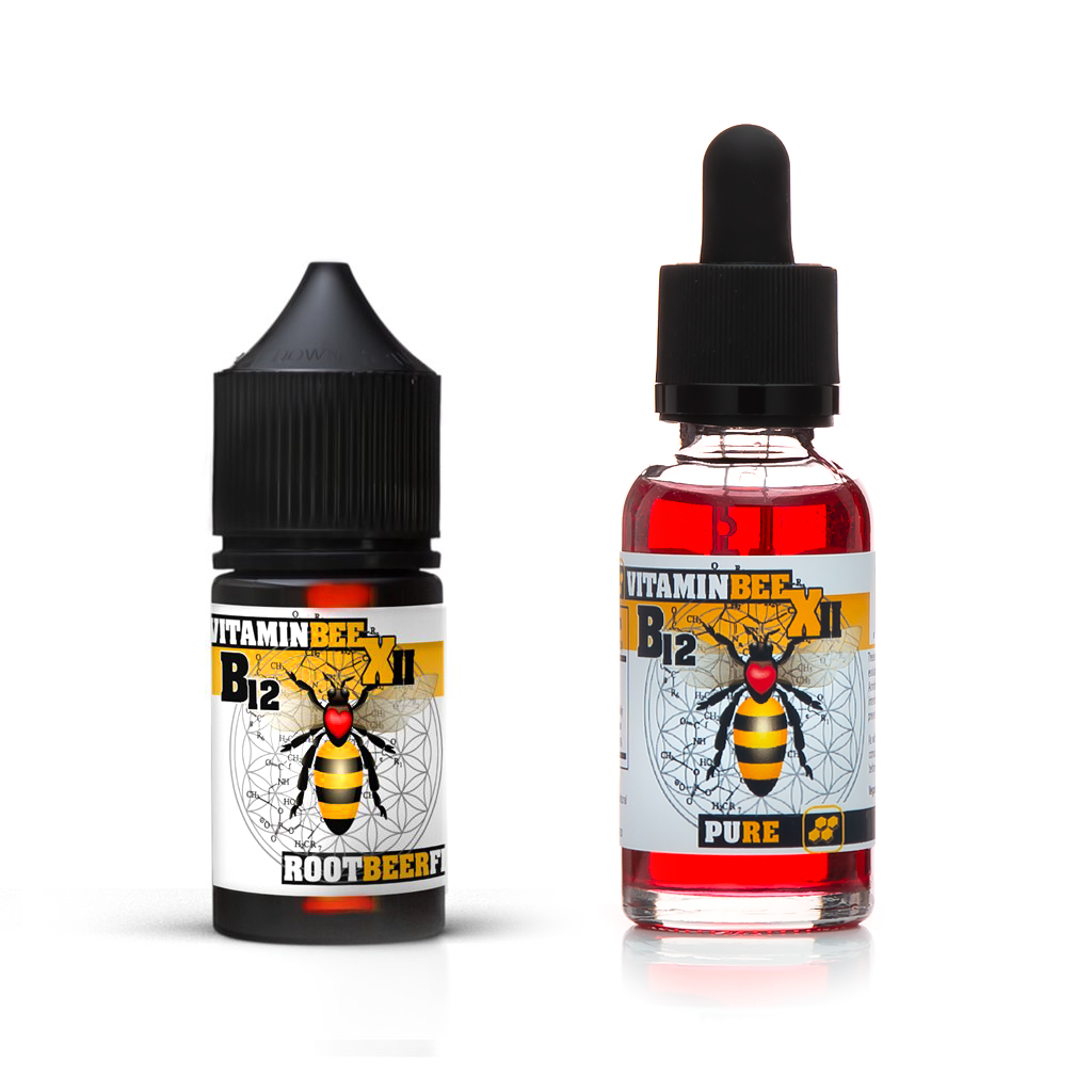 liquid vitamin b12 plastic and glass dropper